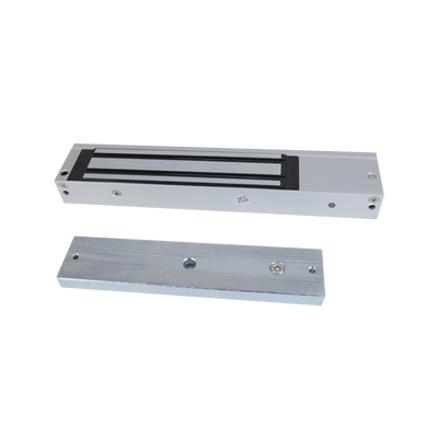 Chapa Magnética de 600 Lbs (272 Kg) / Montaje en Puerta Normal / Certificado CE / Uso en Interior / Magnetismo Anti-residual