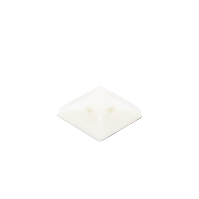 Montaje-Sujetador Adhesivo STRONGHOLD de 4 Vías de 1" x 1" x 1/4", Color Natural,  Nylon 6.6 Retardante de Llamas V-2, Paquete de 100pz - Image 4