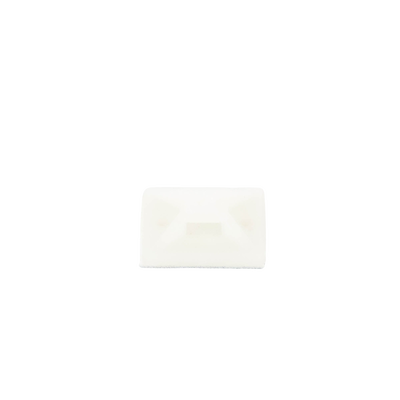 Montaje-Sujetador Adhesivo STRONGHOLD de 4 Vías de 1" x 1" x 1/4", Color Natural,  Nylon 6.6 Retardante de Llamas V-2, Paquete de 100pz - Image 3