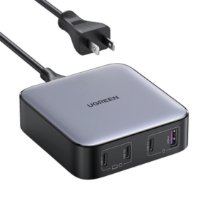 Cargador de Escritorio de 100W | 4 Puertos de Carga Rápida | 3 USB-C | 1 USB-A | Tecnología GaN II +SIC | Power Delivery 3.0 | Quick Charge 4.0 | Chip Confiable y Carga Inteligente | Optimiza la Experiencia de Carga