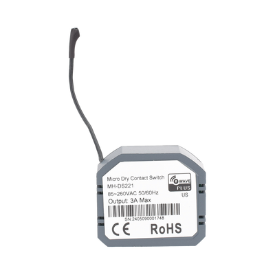 (ZWAVE) Micro modulo On/Off y salida de contacto seco - Image 3