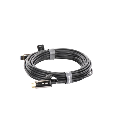 Cable HDMI de 10 Metros por Fibra Óptica 8K@60Hz / Fibra de 4 núcleos + Cobre estañado de 7 núcleos / Compatible con HDMI 2.1 / Alta velocidad 18 Gbps / 3D / HDR / Caja de Aleacion Zinc / Premium - Image 2