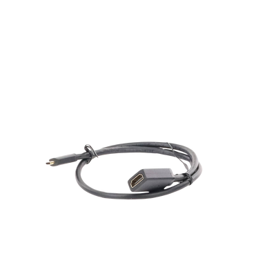 Adaptador Micro HDMI a HDMI (HDMI Tipo D) / 18Gbps / 4K@60Hz / HDR / Tecnología 3D / ARC / Carcasa PC+ABS / HDCP/ Longitud de 22 cm - Image 3