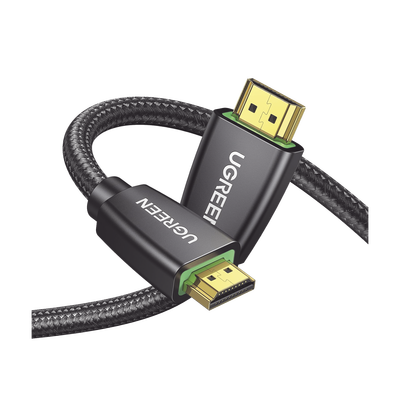 Cable HDMI 2.0  de Nylon Trenzado / 10 m / 4K@60Hz / HDR / 3D / HEC (Canal Ethernet HDMI) / ARC (Canal de Retorno de Audio / Color Profundo de 48 bits / Audio de 32 canales / HDCP 2.2 /Audio DTS: X / 18 Gbps / Blindaje de 4 capas - Image 2
