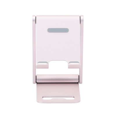 Soporte para Teléfono Celular de Aluminio / Angulo Ajustable / Amplia Compatibilidad con dispositivos de 4.7'' a 7.9'' / Antideslizante / Antiarañazos / Plegable / Color Rosa - Image 7