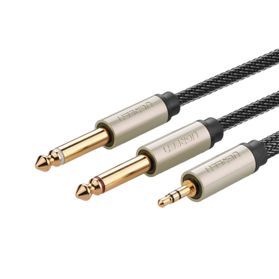 Cable de Audio Premium de 3.5 mm a 6.35mm / Blindaje Interior Múltiple / Transferencia de Audio sin Pérdidas / 5 Metros / Caja de Aleación de Zinc / Amplia Compatibilidad. - Image 2