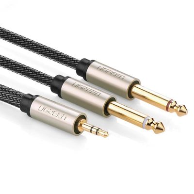 Cable de Audio Premium de 3.5 mm a 6.35mm / Blindaje Interior Múltiple / Transferencia de Audio sin Pérdidas / 5 Metros / Caja de Aleación de Zinc / Amplia Compatibilidad. - Image 3
