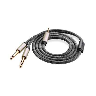 Cable de Audio Premium de 3.5 mm a 6.35mm / Blindaje Interior Múltiple / Transferencia de Audio sin Pérdidas / 5 Metros / Caja de Aleación de Zinc / Amplia Compatibilidad. - Image 5