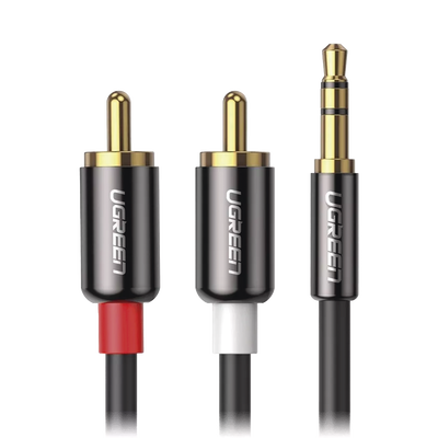 Cable Audio Premium Jack 3.5mm a 2 RCA / 10 Metros / Flexible / Doble Blindaje / Transferencia de Audio sin Pérdidas / Caja de Aleación de Cobre / Amplia Compatibilidad / Diseño Duradero. - Image 3