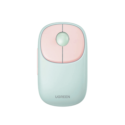 Mouse Inalámbrico FUN | Recargable| 2.4G & Bluetooth | 4 Niveles de DPI | Silencioso | Ergonómico | 5 Botones | Compatible con Windows, macOS 10.5, Android iOS Linux y Chrome OS | Color Rosa. - Image 2