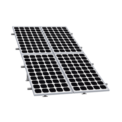 Montaje para Panel Solar 2X2, Riel 5 de 2700mm para Módulos con Espesor de 30-35mm, Vel. de Viento Máx. 136km/h - Image 2