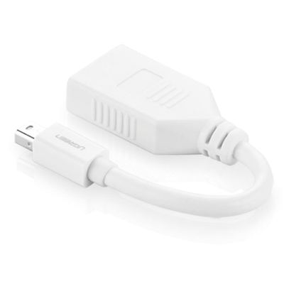 Cable Mini DP Macho a DP Hembra | Thunderbolt 2 | Version DP 1.2 | Soporta 4K*2K | Cable de 15cm | Color Blanco. - Image 2