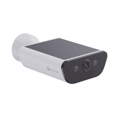 Camara de Bateria con Panel Solar Integrado / 4K Resolucion / WI-FI 6 / Vision Nocturna / Detección Humana y de Vehiculos / Batería de 10400 MAH / IP65 - Image 2