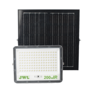 Reflector de 200 W con Panel Solar  /  Batería 3.2  V CD / T.C.C. 6 500 K / IP65.