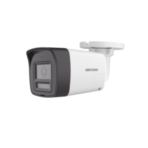 [Audio Bidireccional + Sirena & Estrobo + Dual Light + ColorVu] Bala TURBOHD 4K (8 Megapixel) / Lente 2.8 mm / 30 mts IR EXIR + 20 mts Luz Blanca / Micrófono y Bocina Integrado / Exterior IP67 / Metal / dWDR