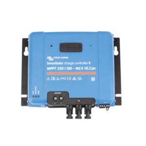 SmartSolar MPPT 250/100-MC4. Controlador Solar MPPT 100A, Voltaje: 48 Vcc. Para uso con Inv. Cargadores Victron