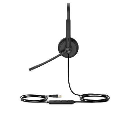 Diadema Alámbrica UH34 Dual de Yealink USB Compatible con Teléfonos IP y Computadoras. - Image 3