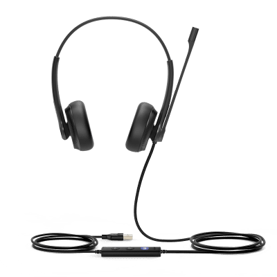 Diadema Alámbrica UH34 Dual de Yealink USB Compatible con Teléfonos IP y Computadoras. - Image 2