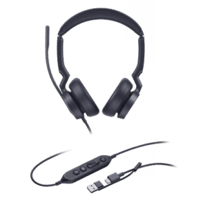 Diadema Alámbrica Yealink UH46 Dual USB-C/A Certificada con Microsoft Teams