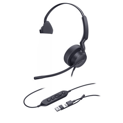 Diadema Alámbrica Yealink UH42 Mono con Audio HD y Conectividad USB-C/A Certificada con Microsoft Teams - Image 2