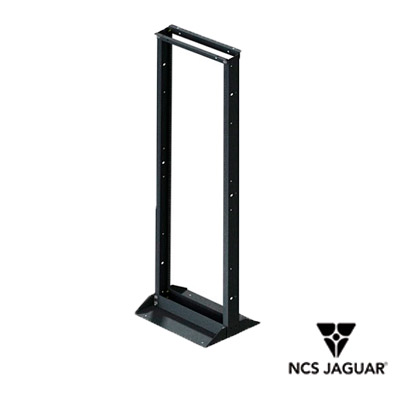 RACK VERTICAL NCS JAGUAR NCS-RL-12-28JL RACK DE 2 POSTES DE 28UR CAPACIDAD DE CARGA DE 400KG UR MARCADAS PREPARADO PARA ANCLAJE EN PISO O TECHO POSTES PARA TORNILLO 12-24 5/8 INCLUYE HERRAMIENTA PARA SU ARMADO NO INCLUYE TORNILLERIA PARA MONTAJE DE ACCESORIOS CUMPLE CON NORMA EIA
