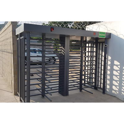 Torniquete Doble / Cuerpo Completo / Interior/Exterior / 100% Acero con Pintura Gris / EJE CENTRAL de Acero Inoxidable / Acabado de Lujo / Alto Tráfico - Image 7