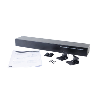 (TRANCEPTOR) RECEPTOR DE VIDEO PASIVO DE 16 CANALES / Resolución 4K / Compatible con cable UTP Cat 5e/6 / Compatible con HD-TVI/CVI/AHD/CVBS / TODO INCLUIDO PARA RACK / Protección Interconstruida contra sobretensión. - Image 3