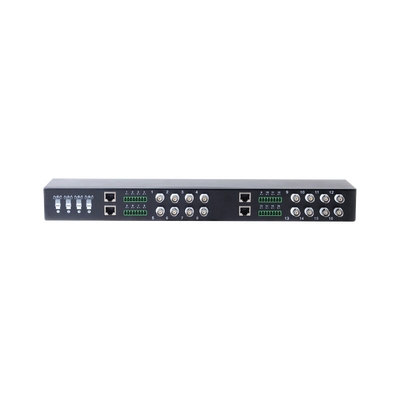 (TRANCEPTOR) RECEPTOR DE VIDEO PASIVO DE 16 CANALES / Resolución 4K / Compatible con cable UTP Cat 5e/6 / Compatible con HD-TVI/CVI/AHD/CVBS / TODO INCLUIDO PARA RACK / Protección Interconstruida contra sobretensión. - Image 2