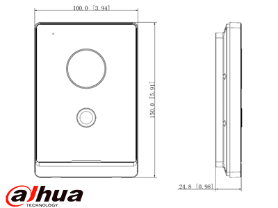 DAHUA VTO2211G-WP-S2 - Frente de Calle WiFi para Videoportero IP ultradelgado y estético. Cámara de 2MP con ángulo de 125°. Permite apertura con tarjeta Mifare, app o monitor. Resistente IP65, con PoE y entradas/salidas de alarma. Ideal para seguridad. - Image 4