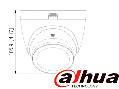 DAHUA DH-HAC-HDW1500TQN-IL-T - Cámara Domo 5MP/ Mic Integrado y Audio Bidirec/ Iluminación Dual Mediante IR y Luz Calida/ Hasta 40 Mts de Iluminación/ Lente de 2.8mm Apertura Hasta 111°/ 3DNR Para Reducción de Ruido/ IP67/ Policarbonato + Metal - Image 4