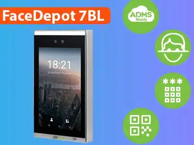 ZKTECO - Kit Bidireccional de torniquete TS1000D con 2 equipos de acceso FaceDepot7BL - Image 7