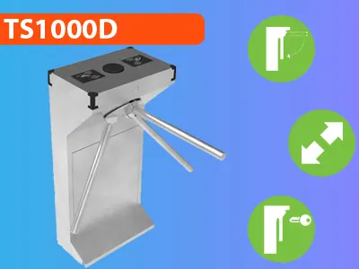 ZKTECO - Kit Bidireccional de torniquete TS1000D con 2 equipos de acceso FaceDepot7BL - Image 6