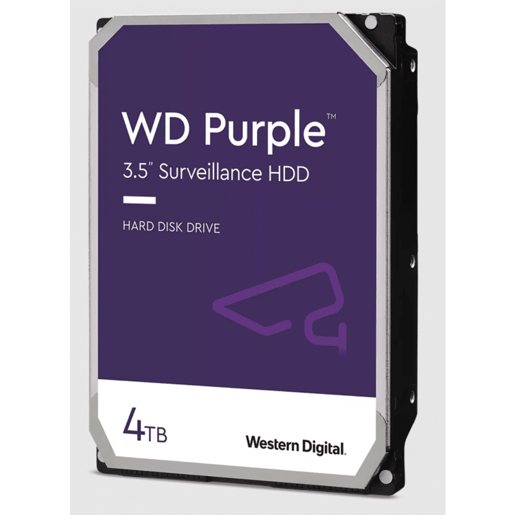 DISCO DURO DD 4TB SATA WD PURPLE WD44PURZ 24/7 OPTIMIZADO PARA VIDEOVIGILANCIA SATA III 6GB/S