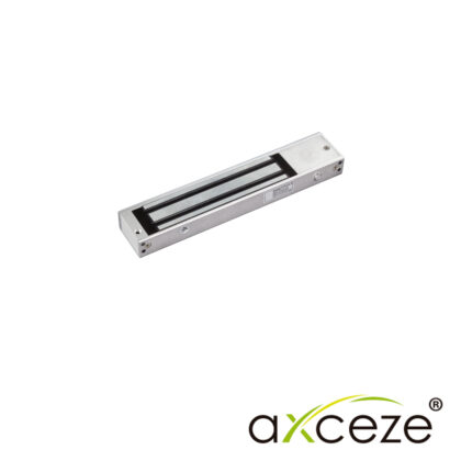 CHAPA MAGNETICA ELECTROIMAN AXCEZE AX-M620T CON TEMPORIZADOR QUE PERMITE EL RETARDO DEL CIERRE FUERZA DE 600LBS COMPATIBLE CON ACCESORIOS M620