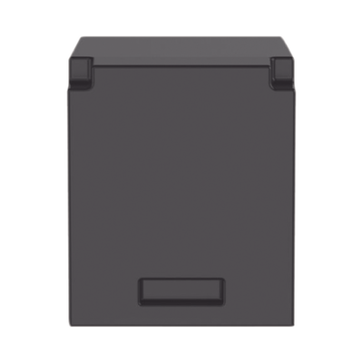 Módulo de tapa ciega (Inserto Ciego), Mini-Com, Color Negro, 1 Pieza - Image 2