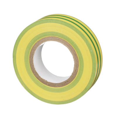Cinta Eléctrica STRONGHOLD para Aislar, de PVC, Uso Construcción General en Tierras Físicas, Grosor de 0.13 mm (5 mil), Ancho de 19.05 mm, y 20.12 m de Largo, Color Amarillo/Verde. - Image 3