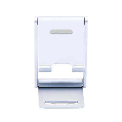 Soporte para Teléfono Celular de Aluminio / Angulo Ajustable / Amplia Compatibilidad con dispositivos de 4.7'' a 7.9'' / Antideslizante / Antiarañazos / Plegable / Color Azul - Image 4