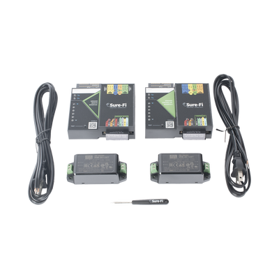 Convertidor de lectora para control de acceso (cableado a inalámbrico) / 1 Wiegand / 2 Relevadores / 2 Entradas / Atraviesa hasta 1.6 KM En Construcción o Material - Image 4