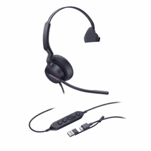 Diadema Alámbrica Yealink UH46 Mono USB-C/A Certificada con Microsoft Teams