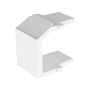 Módulo de tapa ciega (Inserto Ciego), Tipo Keystone, Color Blanco, 1 Pieza