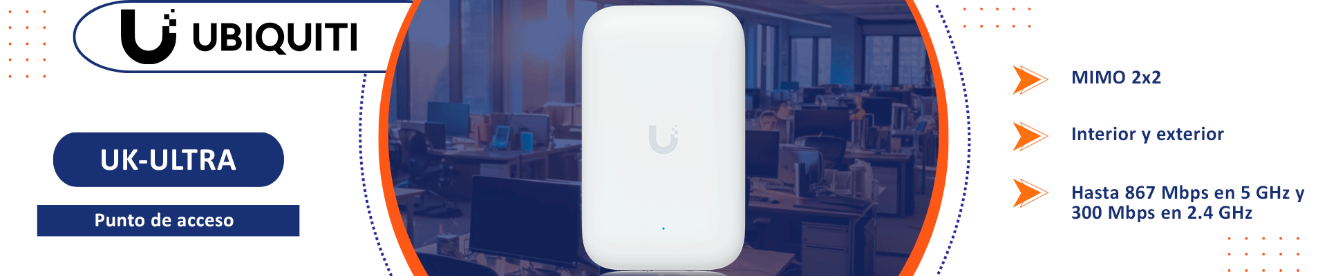 UBIQUITI UK-Ultra Omni Wi-Fi Kit - Solución de alta cobertura 360° con antenas omnidireccionales resistentes al agua, compatible con UniFi UK-Ultra. Ideal para ampliar señal Wi-Fi en exteriores e interiores con rendimiento estable y profesional. - Image 3