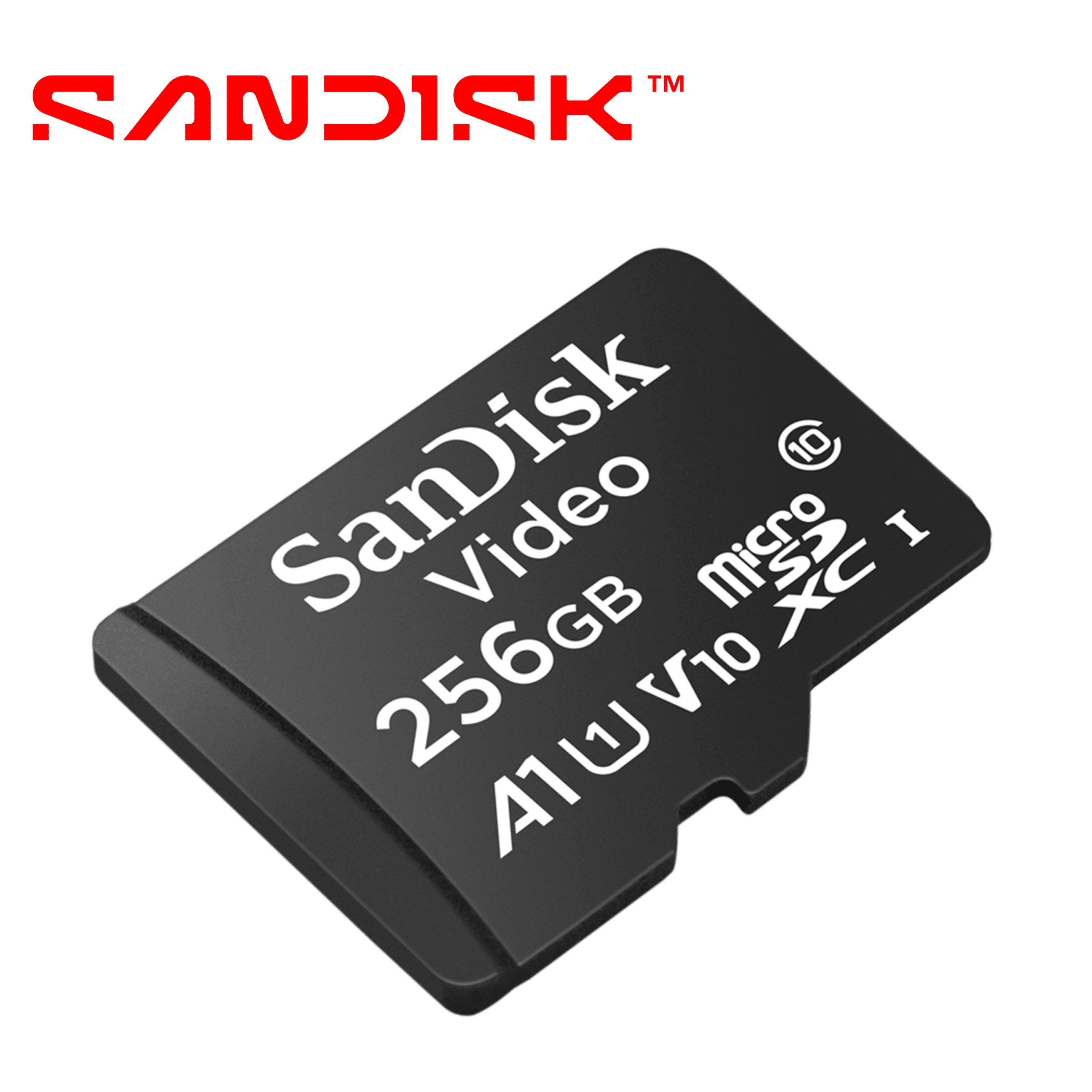 TARJETA MEMORIA MICRO SD XC SANDISK VIDEO 256GB SDSDQAS5-256G-BP / OPTIMIZADA PARA VIDEOVIGILANCIA 24/7 / ALTA RESISTENCIA / OPERA EN TEMPERATURAS DE -25 A 85 GRADOS CENTIGRADOS / ESPECIAL PARA CÁMARAS IP Y DVR MÓVIL