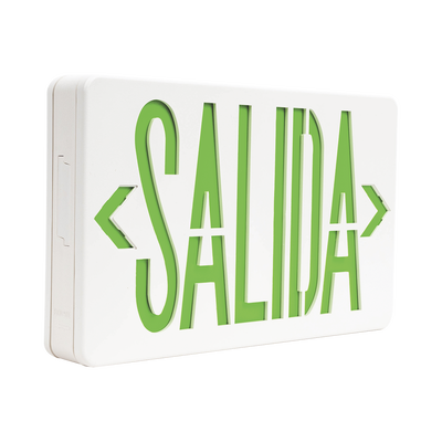 Letrero LED DUAL de SALIDA Universal con alto brillo/uso en pared, lateral o techo/Batería de Respaldo Incluida. - Image 2