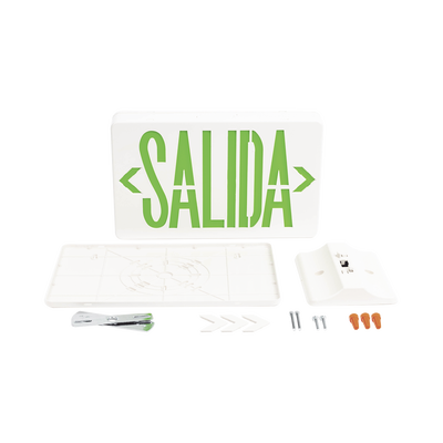 Letrero LED DUAL de SALIDA Universal con alto brillo/uso en pared, lateral o techo/Batería de Respaldo Incluida. - Image 5