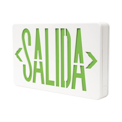 Letrero LED DUAL de SALIDA Universal con alto brillo/uso en pared, lateral o techo/Batería de Respaldo Incluida. - Image 3