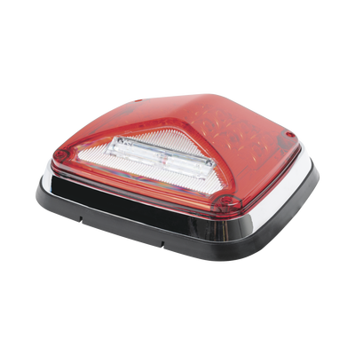 Luz de advertencia de 8 X 6", Color Rojo, Con Luz de Trabajo Clara, Ideal para Ambulancias - Image 3