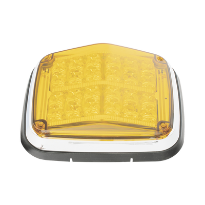 Luz de advertencia de 8 X 6", Color Ámbar, SAE,  IP67, Ideal para Ambulancias - Image 2