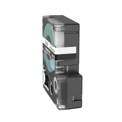 Casete de Etiquetas de Vinilo de Cinta Continua, Color Negro Sobre Blanco, Uso Interior/Exterior, 12 (0.5 in) mm de Ancho x 7 Metros de Largo - Image 4