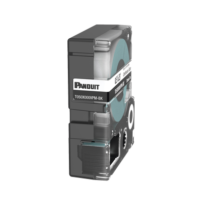 Casete de Etiquetas de Vinilo de Cinta Continua, Color Negro Sobre Blanco, Uso Interior/Exterior, 12 (0.5 in) mm de Ancho x 7 Metros de Largo - Image 3