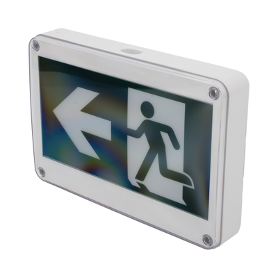 Letrero EXTERIOR de Señalización salida "Hombre Corriendo"/ Alto brillo / Uso en pared, lateral o techo / Batería de Respaldo Incluida con hasta 120 minutos de duración - Image 3